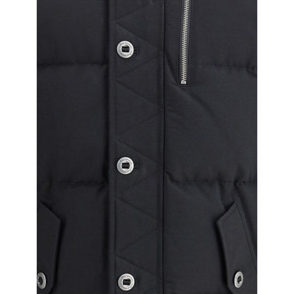 Moose Knuckles Black Original 3Q Down Hooded Jacket for Men