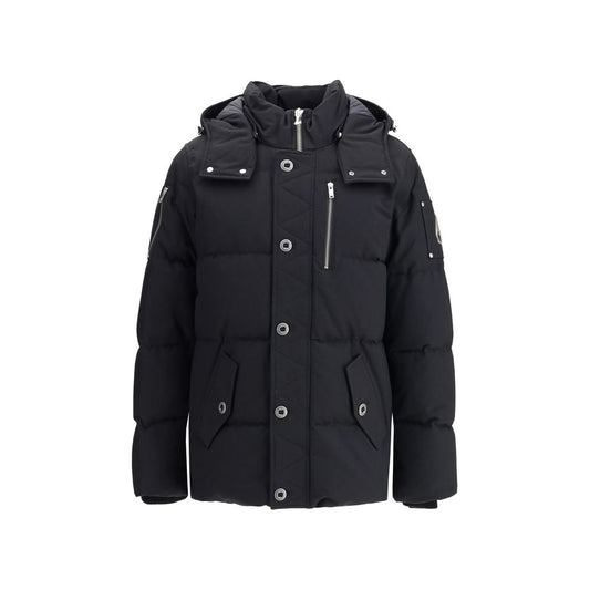 Moose Knuckles Black Original 3Q Neoshear Down Hooded Jacket for Men