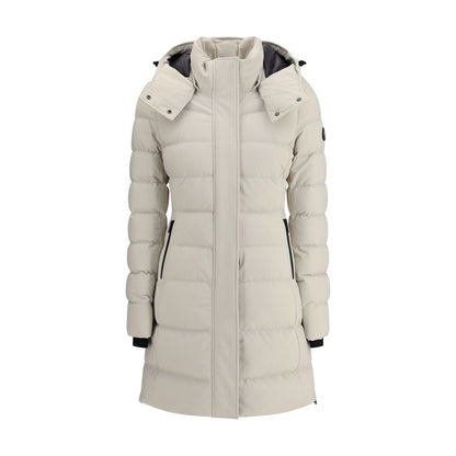 Moose Knuckles Down Hooded 3/4 Length Puffer Coat for Women