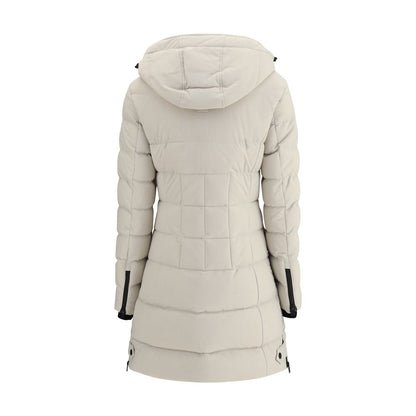 Moose Knuckles Down Hooded 3/4 Length Puffer Coat for Women