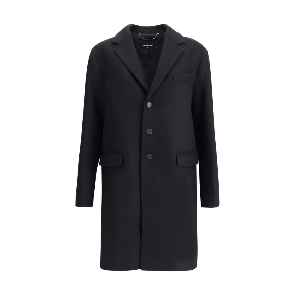 Dsquared2 Wool Midi Coat