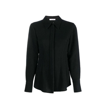 Chloé Black Wool & Cashmere Blend Shirt
