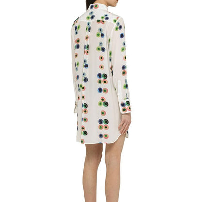 Chloé Peint Silk Shirt Chemisier Dress