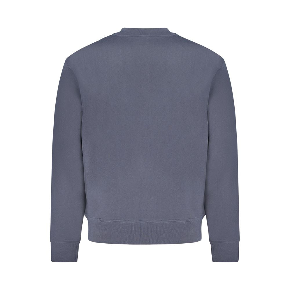 Hugo Boss Blue Cotton Sweater - Elevated Casual Essential