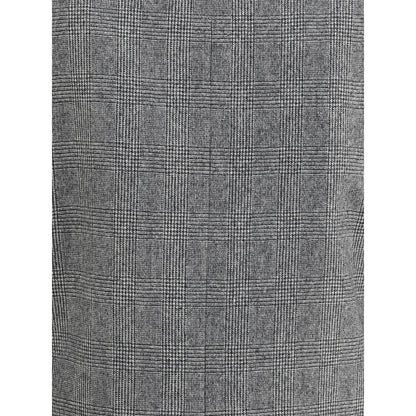 Saint Laurent Prince de Galles Wool Flannel Blazer