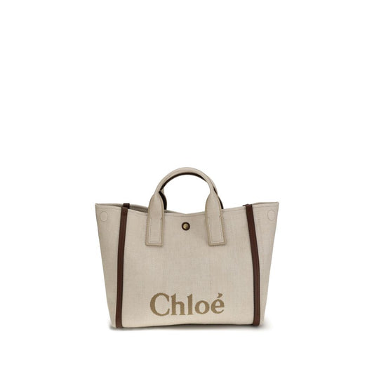 Chloé Neutral Carry Tote Bag - Medium