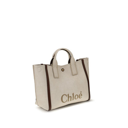 Chloé Neutral Carry Tote Bag - Medium