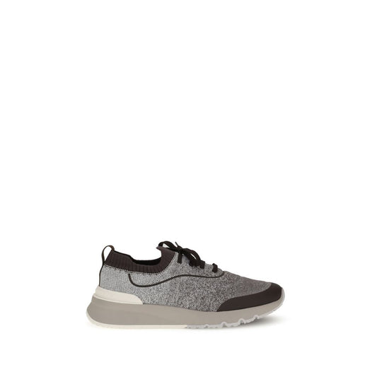 Brunello Cucinelli Techno Cotton Knit Sneakers Runners