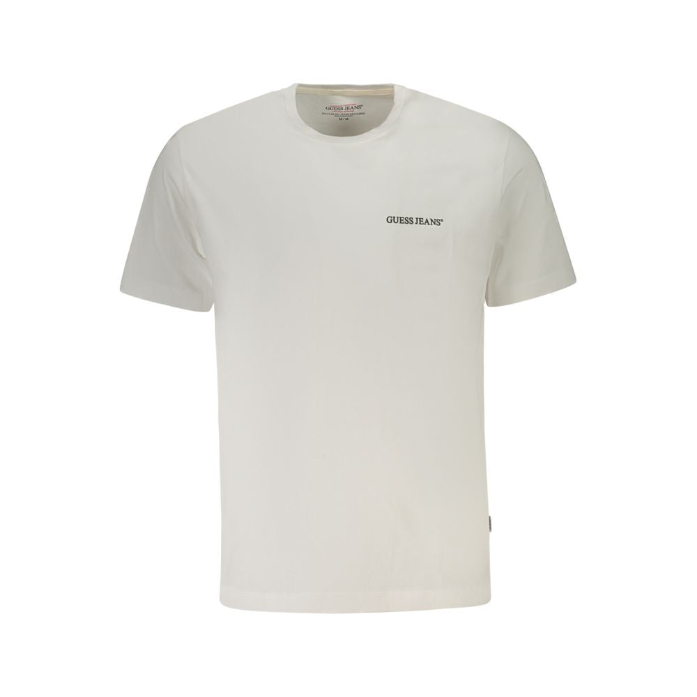 Guess Jeans White Cotton T-Shirt for Men