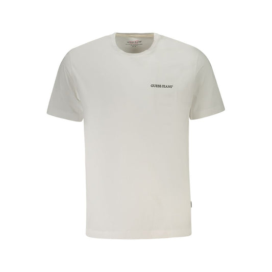 Guess Jeans White Cotton T-Shirt for Men