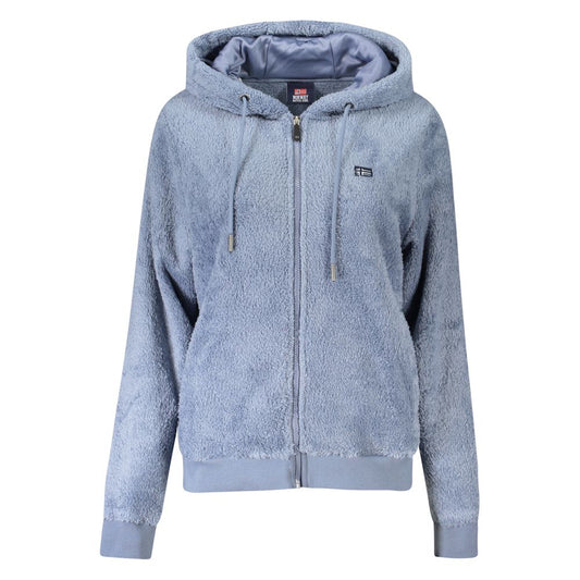 Norway 1963 Blue Fleece Zip-Up Hoodie for Women