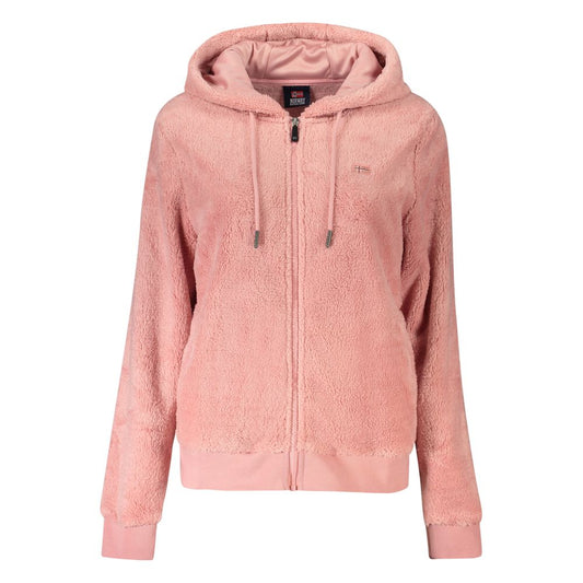 Norway 1963 Pink Hooded Fleece Zip-Up Jacket