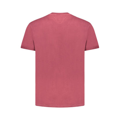 Tommy Hilfiger Red Cotton Men T-Shirt