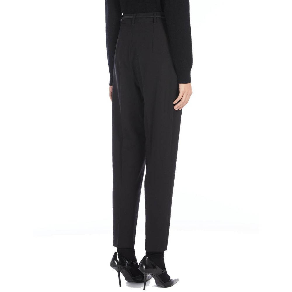 Max Mara Black Prosit Classic Pants for Women