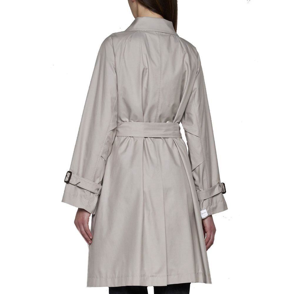 Max Mara Cotton Blend Belted Trench Coat