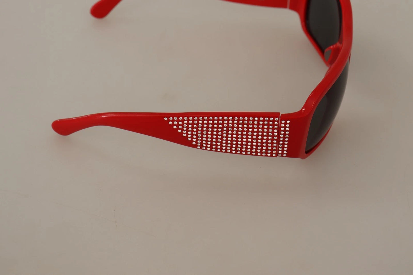 Dolce & Gabbana DG4027 Red Crystal Black Lens Shades for Women