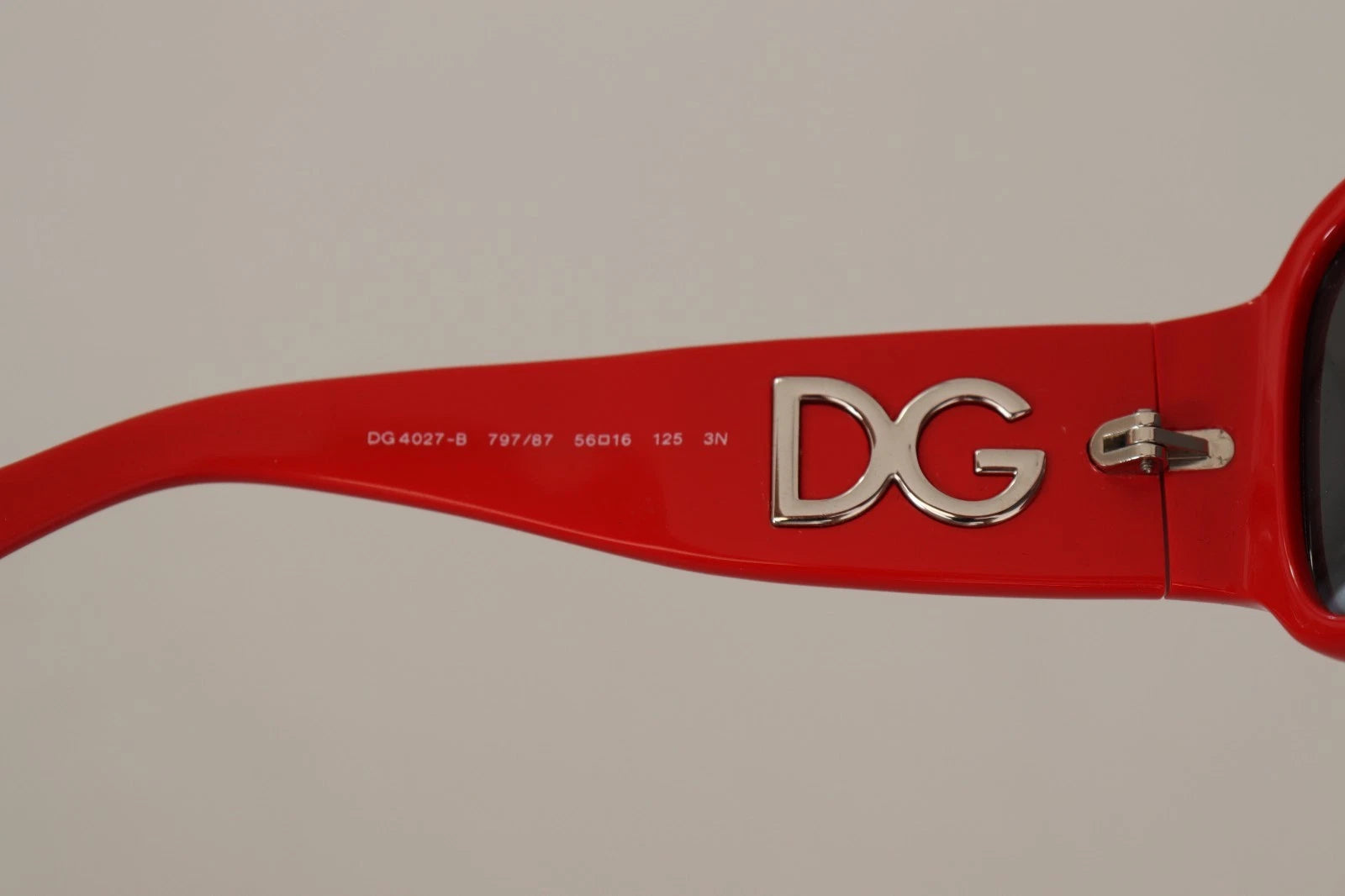 Dolce & Gabbana DG4027 Red Crystal Black Lens Shades for Women