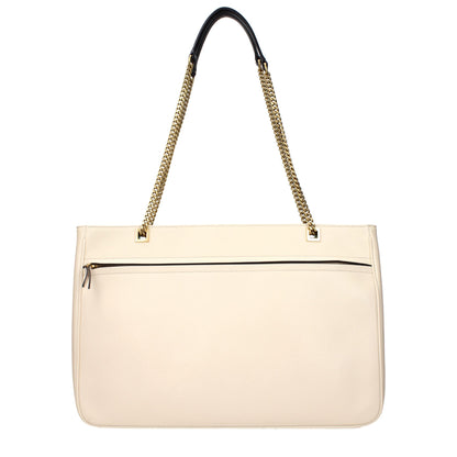 Valentino Garavani Beige Leather Shoulder Bag