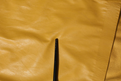 PINKO Polyester Belted Shirt Midi Long Sleeve Yellow Mustard