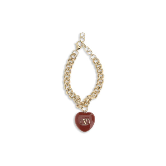 Valentino Garavani Coeur Royal Gold Curb Chain Bracelet