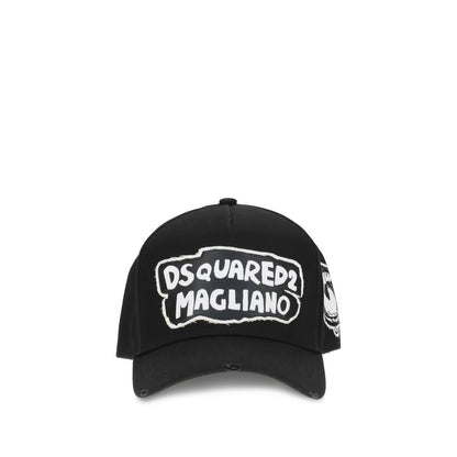 Dsquared2 x Magliano Black Baseball Hat