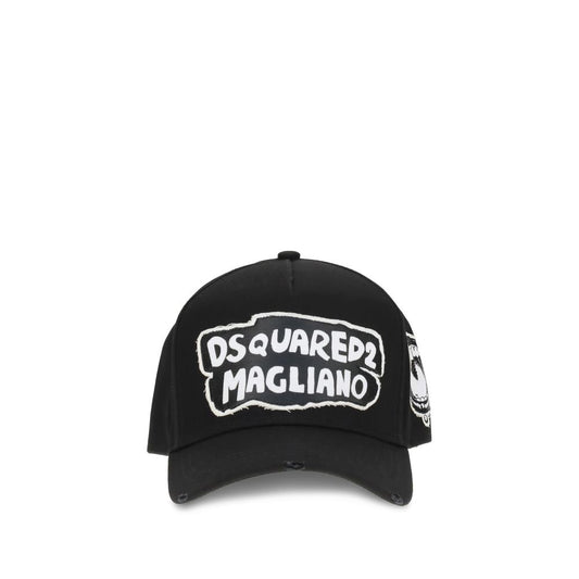 Dsquared2 x Magliano Black Baseball Hat