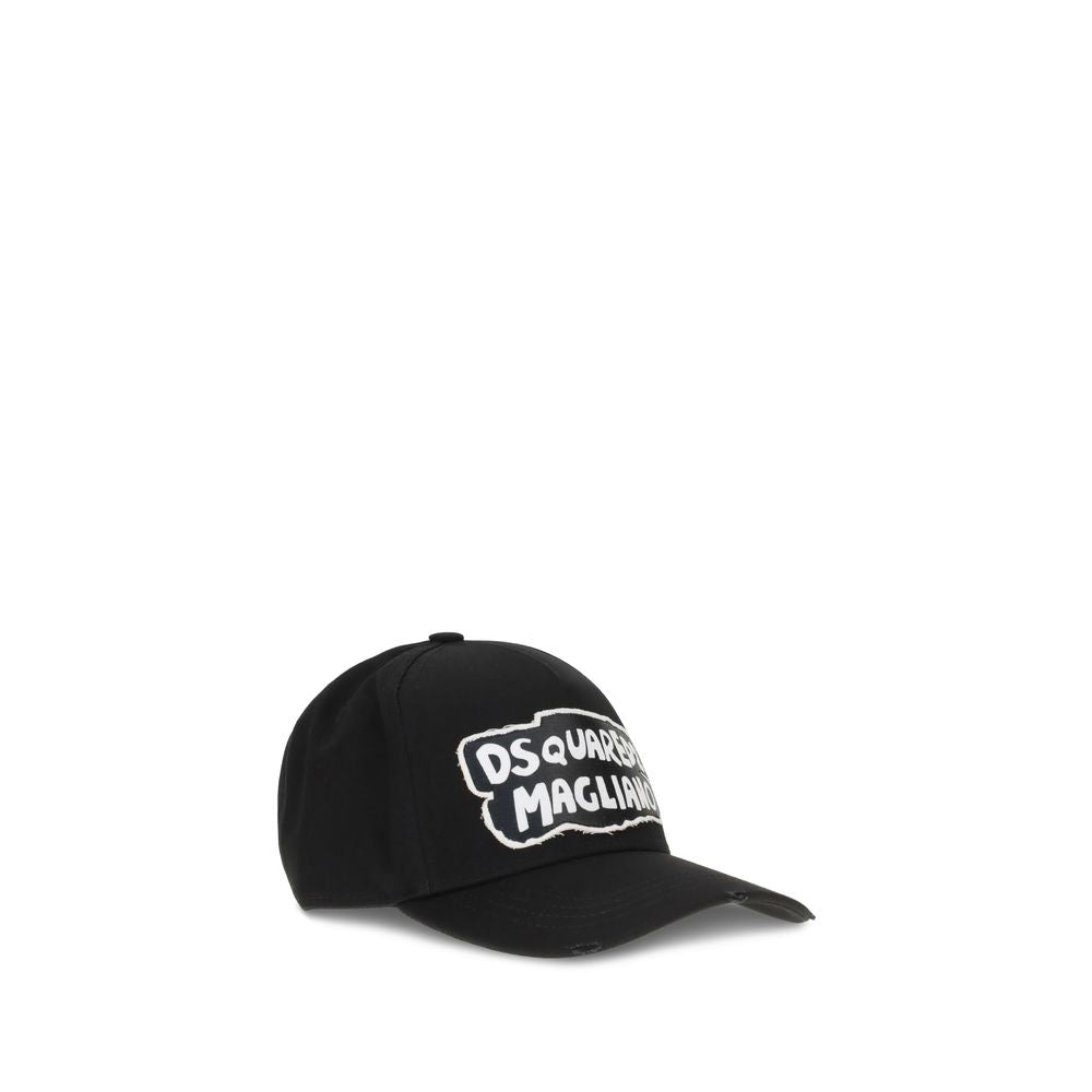 Dsquared2 x Magliano Black Baseball Hat