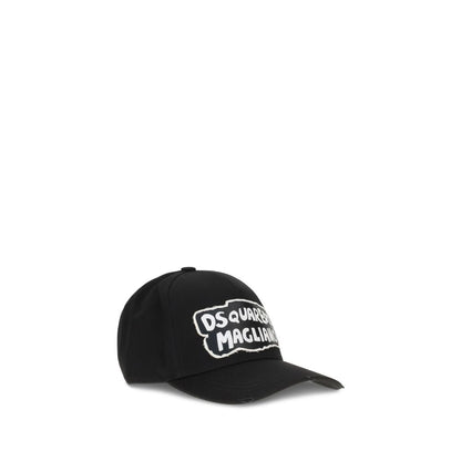 Dsquared2 x Magliano Black Baseball Hat