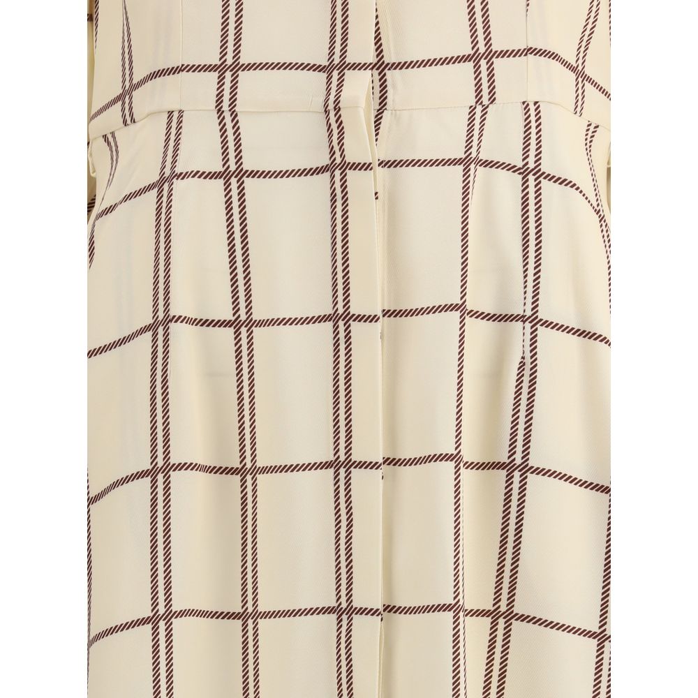 Crida Milano Checked Midi Dress