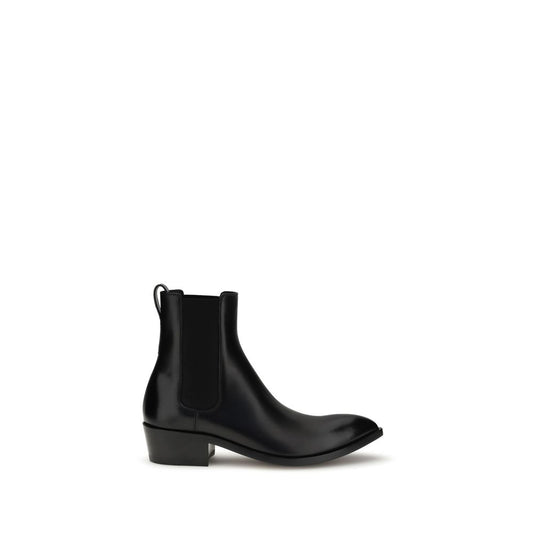 Tom Ford Black Chelsea Ankle Boots - The Epitome of Masculine Elegance