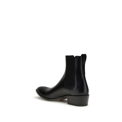 Tom Ford Black Chelsea Ankle Boots - The Epitome of Masculine Elegance