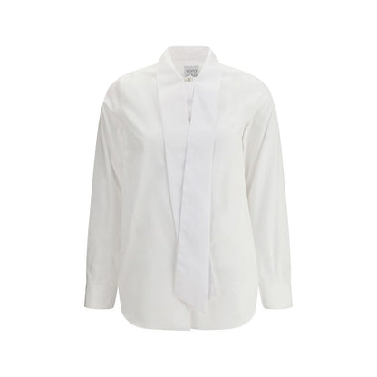 Sara Roka White Cotton Shirt for Women
