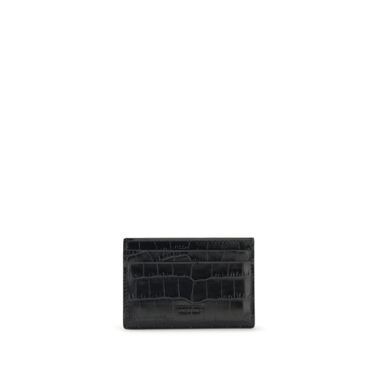 Tom Ford Croco Print Card Holder