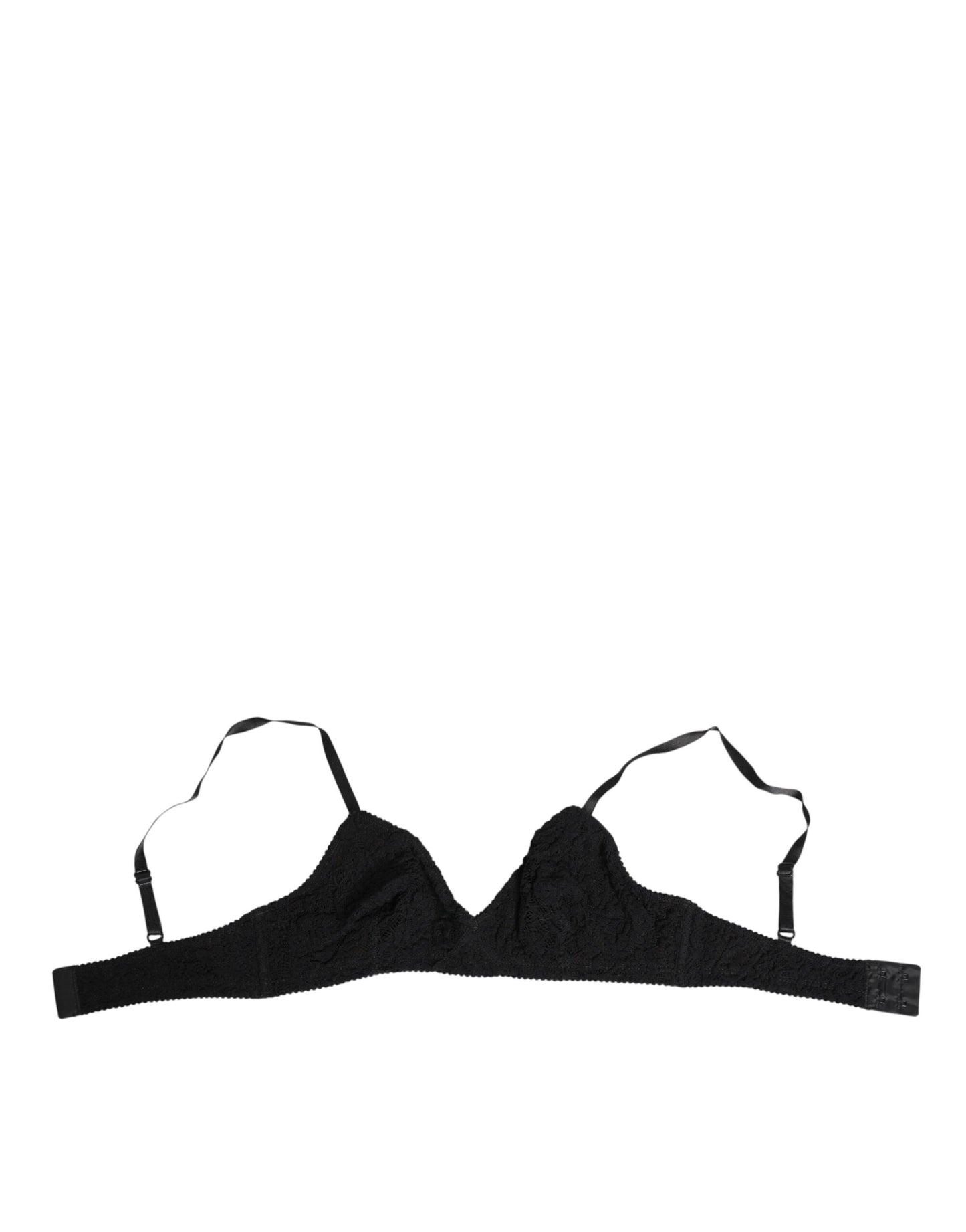 Dolce & Gabbana Black Lace Triangle Bralette