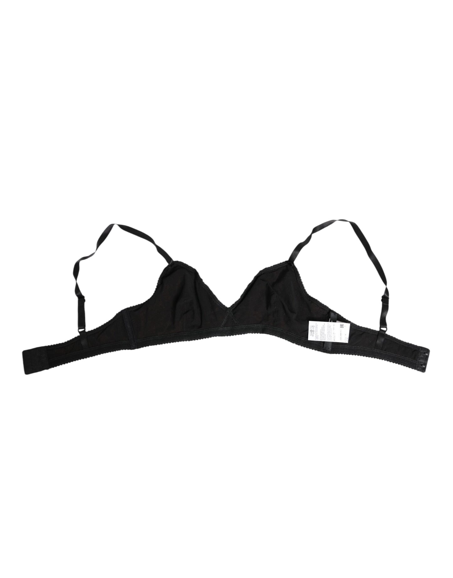 Dolce & Gabbana Black Lace Triangle Bralette