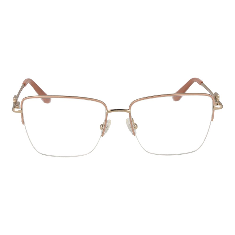 Guess Women’s Optical Glasses – Rose Half-Rim Frame, 55mm