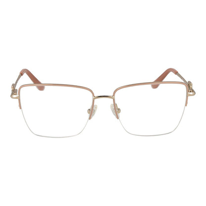 Guess Women’s Optical Glasses – Rose Half-Rim Frame, 55mm