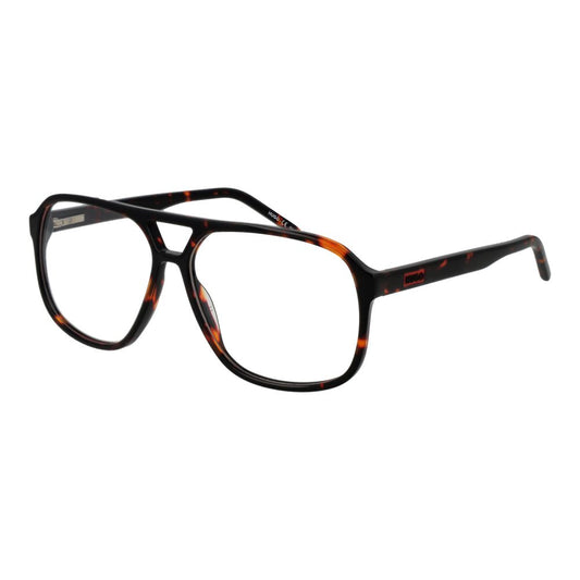 Hugo Boss Men's Optical Glasses – Brown Aviator Frames