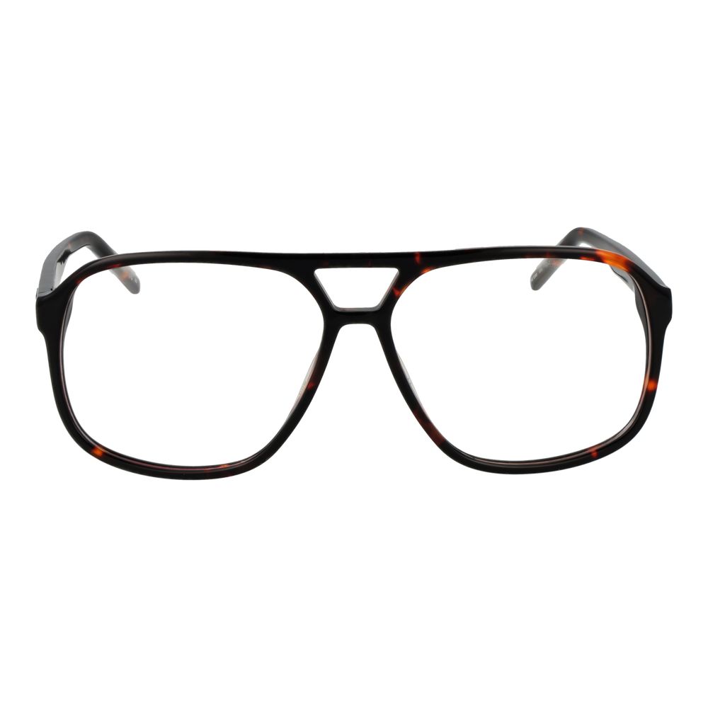 Hugo Boss Men's Optical Glasses – Brown Aviator Frames