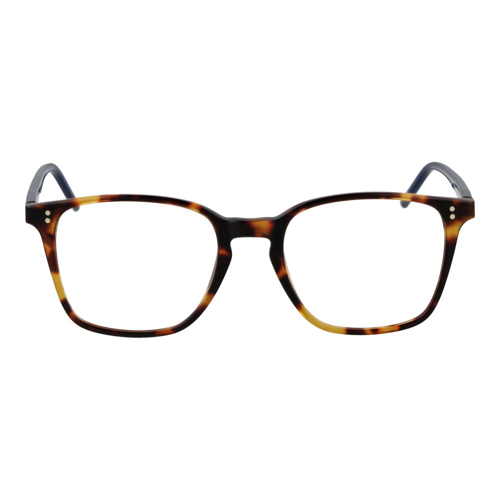 Hackett Brown Men’s Optical Frames – Square Full-Rim Design