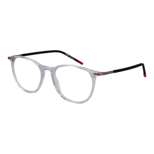 Hugo Boss Men’s Transparent Optical Frames – Panto Style