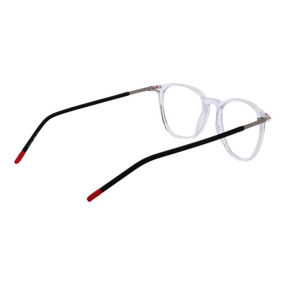 Hugo Boss Men’s Transparent Optical Frames – Panto Style
