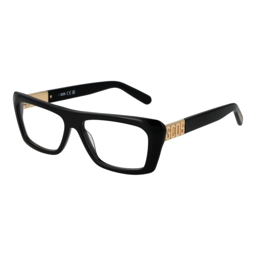 GCDS Unisex Optical Frames – Black Full-Rim Demo Lens
