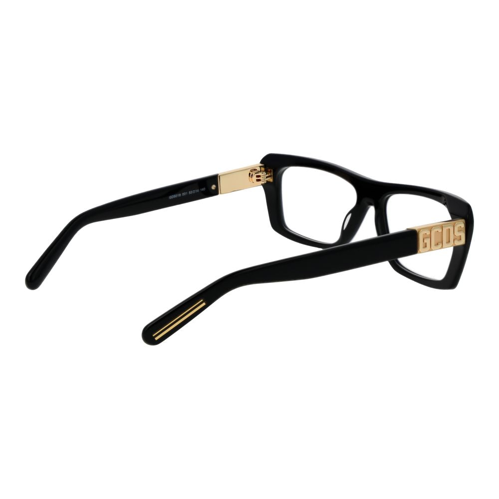 GCDS Unisex Optical Frames – Black Full-Rim Demo Lens