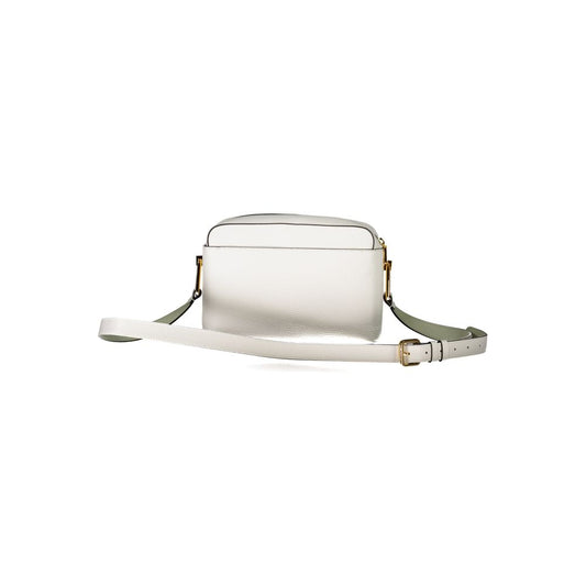 Coccinelle White Leather Handbag: Timeless Elegance for Everyday