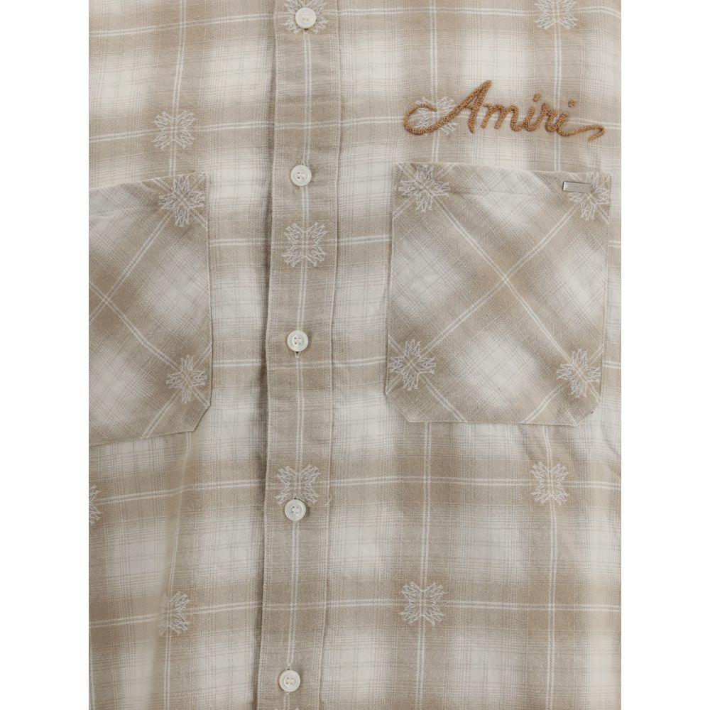 Amiri Plaid Flannel Shirt