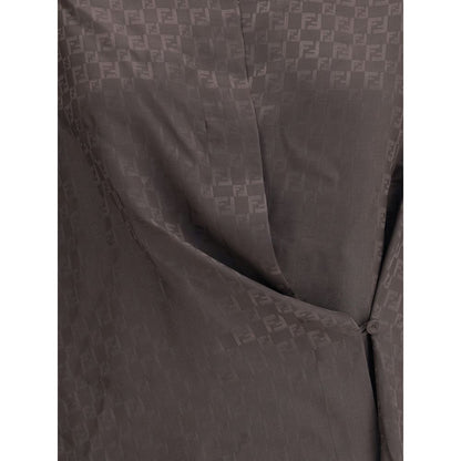 Fendi Silk Jacquard Shirt