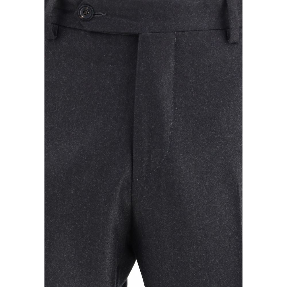Germano Virgin Wool Pants - Slim Fit Elegance