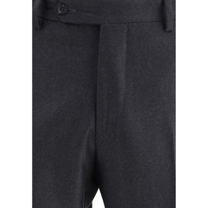 Germano Virgin Wool Pants - Slim Fit Elegance