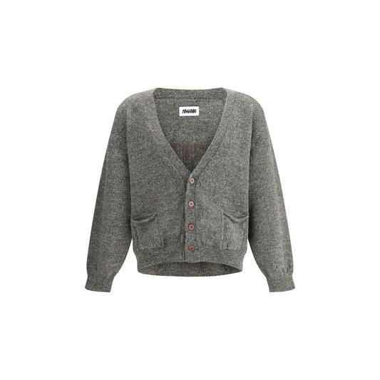Magliano Grey Wool Cardigan
